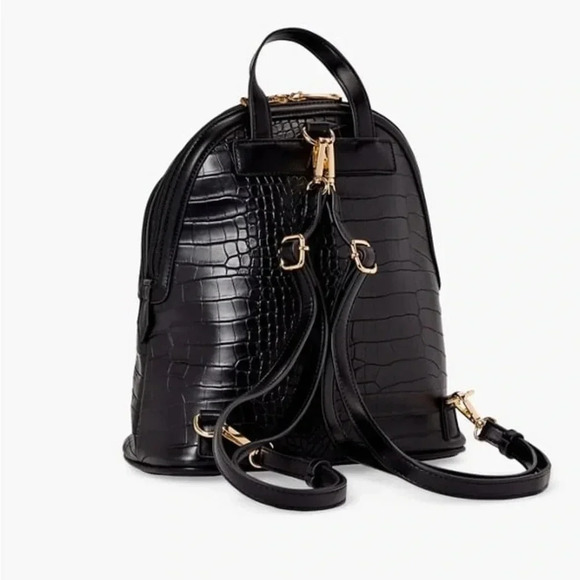 🖤✨JustFab Dome Rucksack with Front Slip Pocket in Black - Picture 3 of 8